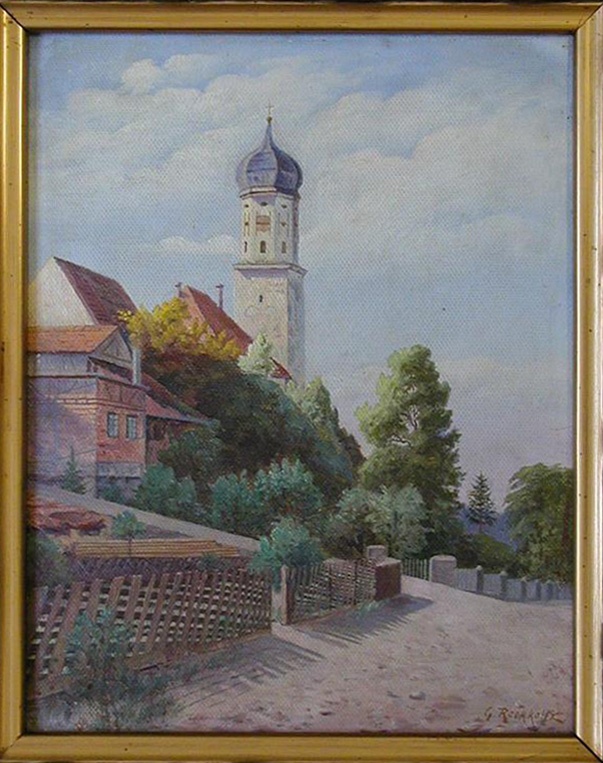 Gustav Rockholtz: St. Oswald in Stockach (Stadtmuseum Stockach CC BY-NC-SA)