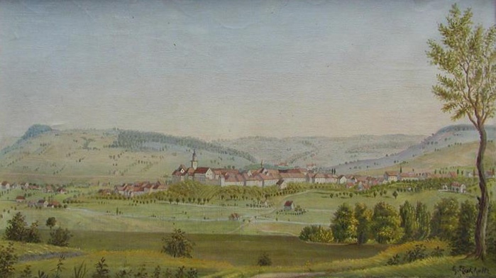 Gustav Rockholtz: Ansicht von Stockach (Kopie nach J. M. Morath) (Stadtmuseum im Kulturzentrum CC BY-NC-SA)