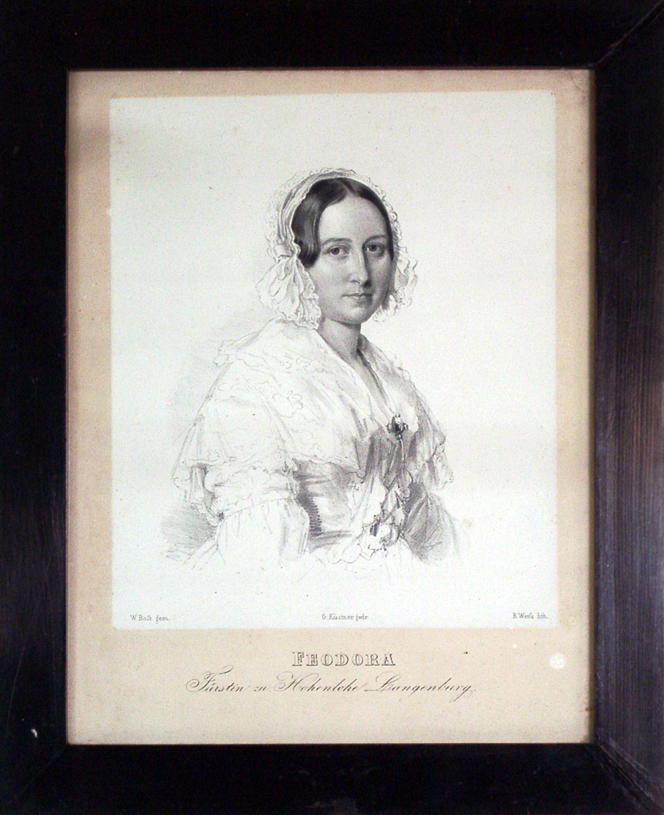 Bildnis Feodora Fürstin zu Hohenlohe Langenburg (Sandelsches Museum Kirchberg an der Jagst CC BY-NC-SA)