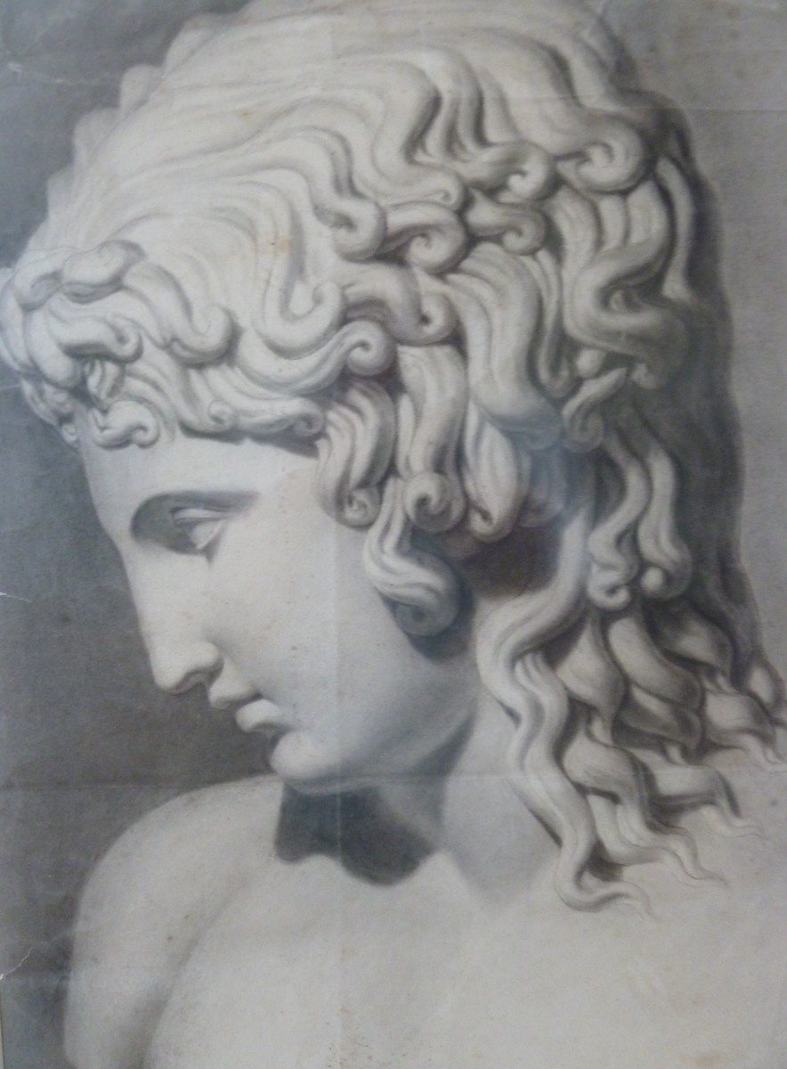 Kopf eines Jünglings (Antikenstudie) (Le Petit Salon - Winterhalter in Menzenschwand CC BY-NC-SA)