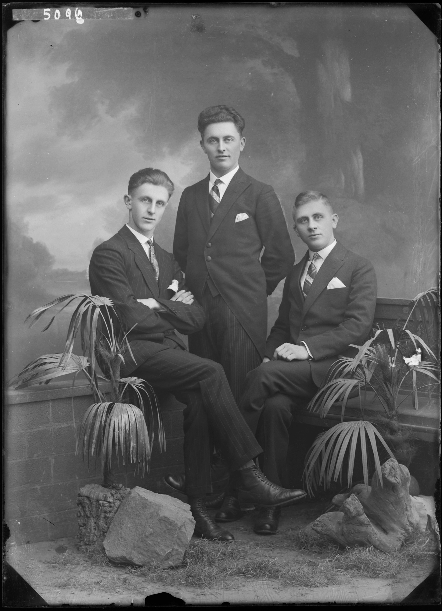 Karl Lemp, Karl Heller und Josef Berberich aus Buchen. (Bezirksmuseum Buchen CC BY-NC-SA)