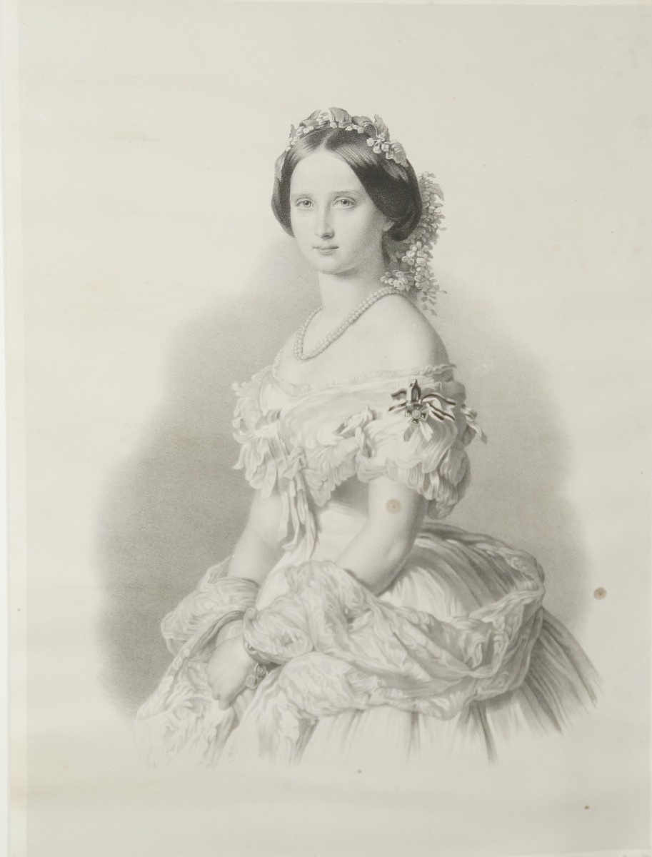 Gustav Heinrich Gottlieb Feckert: Luise Großherzogin von Baden (Le Petit Salon - Winterhalter in Menzenschwand CC BY-NC-SA)