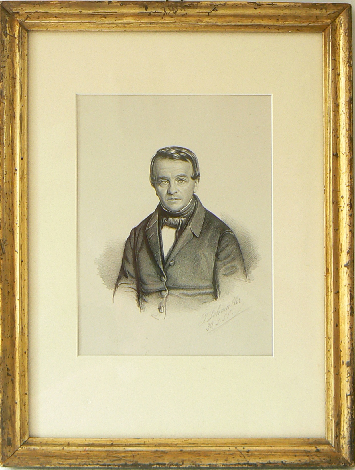 Johannes Lohmüller: Bildnis eines unbekannten Herrn (Renchtäler Heimatmuseum Oppenau CC BY-NC-SA)