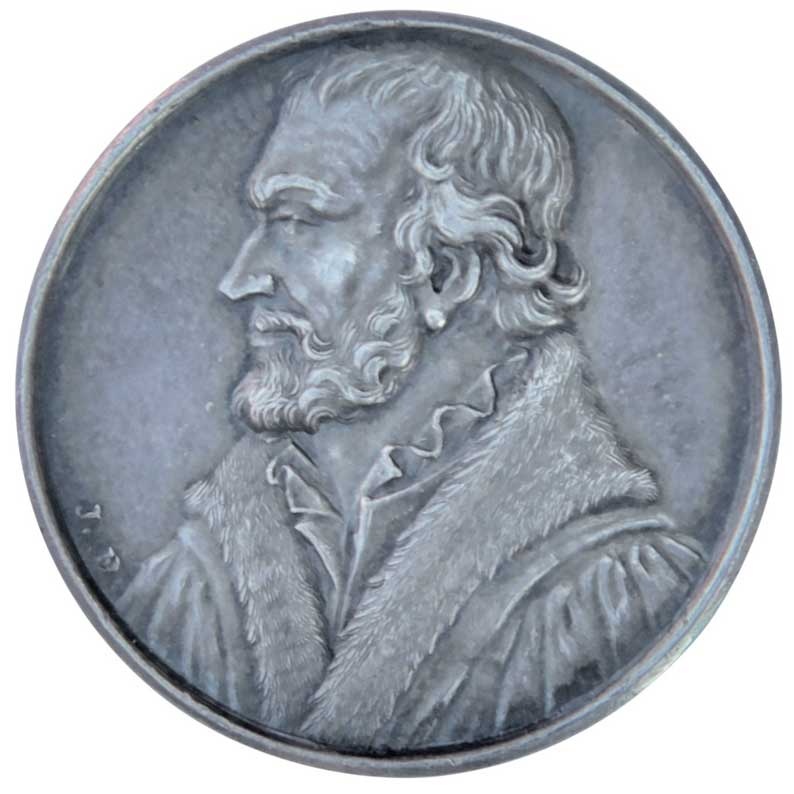 Medaille auf Philipp Melanchthon 1720/28 (Museum im Melanchthonhaus Bretten CC BY-NC-SA)