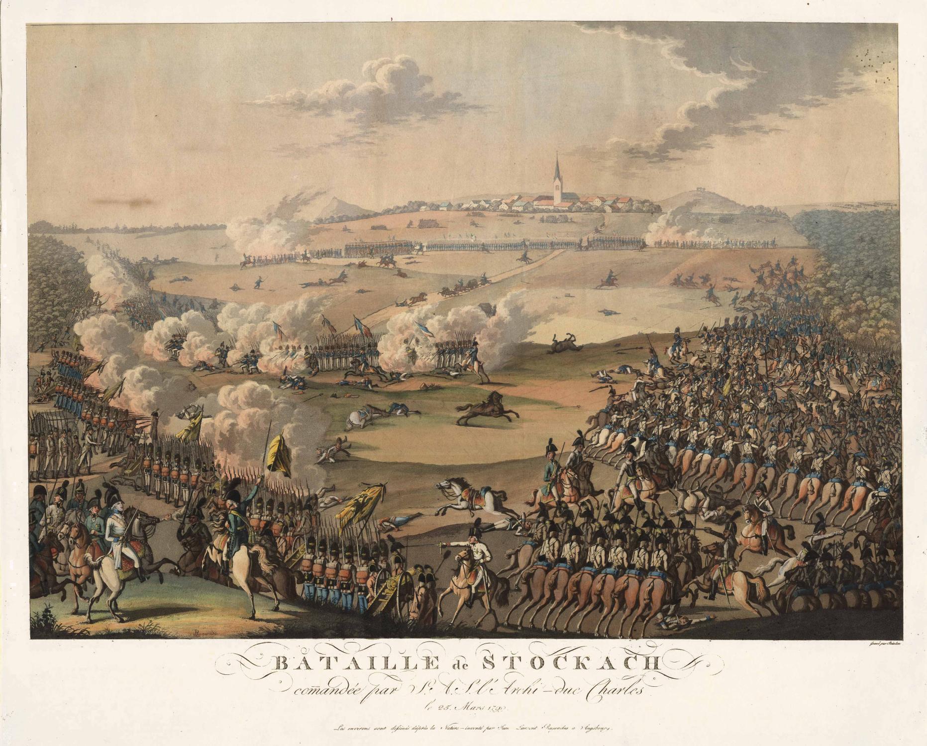 Schlacht bei Stockach im Jahre 1799 (Stadtmuseum im Kulturzentrum "Altes Forstamt" CC BY-NC-SA)