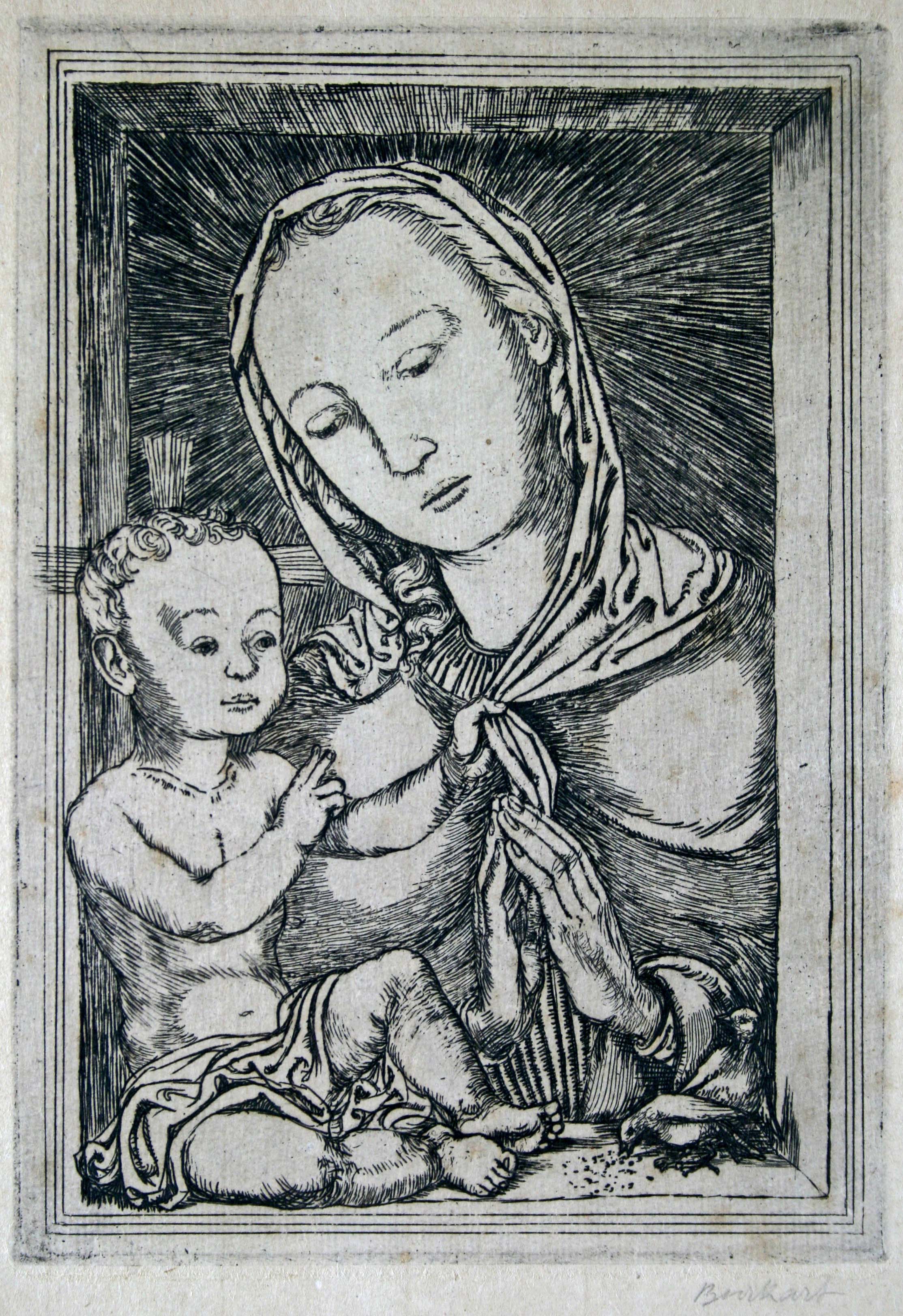 Albert Burkart: Madonna mit Kind (Museum "Schöne Stiege" Riedlingen CC BY-NC-SA)