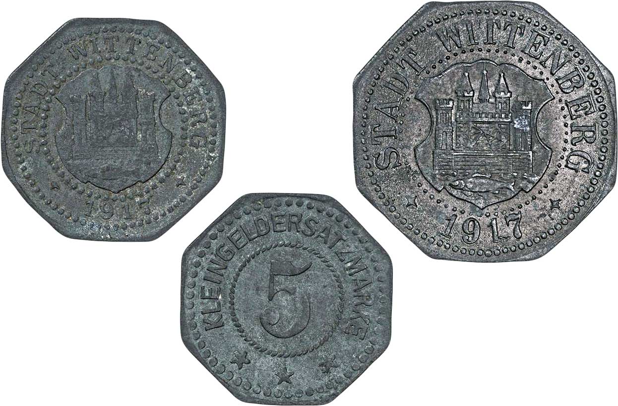 Kleingeld-Ersatzmarke (Kriegsgeld aus der Zeit des 1. Weltkrieges) (Museum im Melanchthonhaus Bretten CC BY-NC-SA)