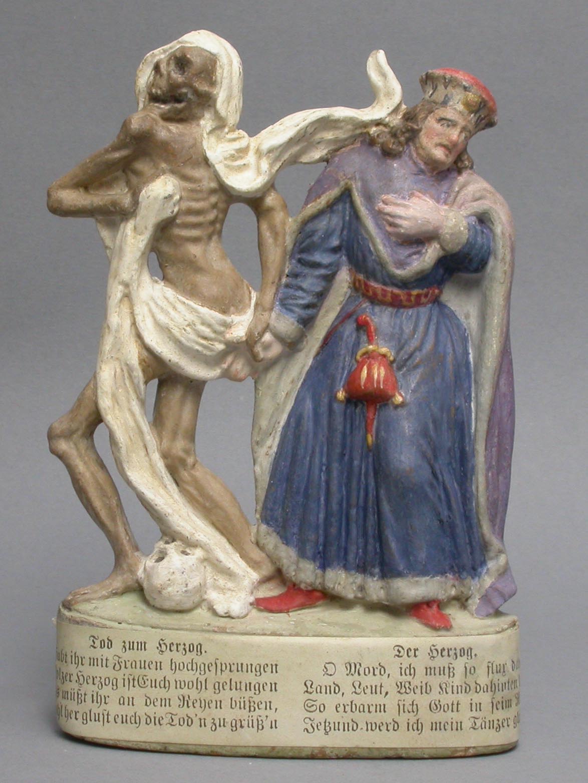 Tod mit Herzog (Stadtmuseum im Kulturzentrum "Altes Forstamt" CC BY-NC-SA)