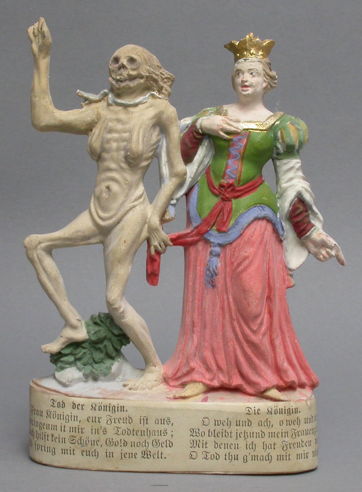 Tod und Königin (Stadtmuseum im Kulturzentrum "Altes Forstamt" CC BY-NC-SA)