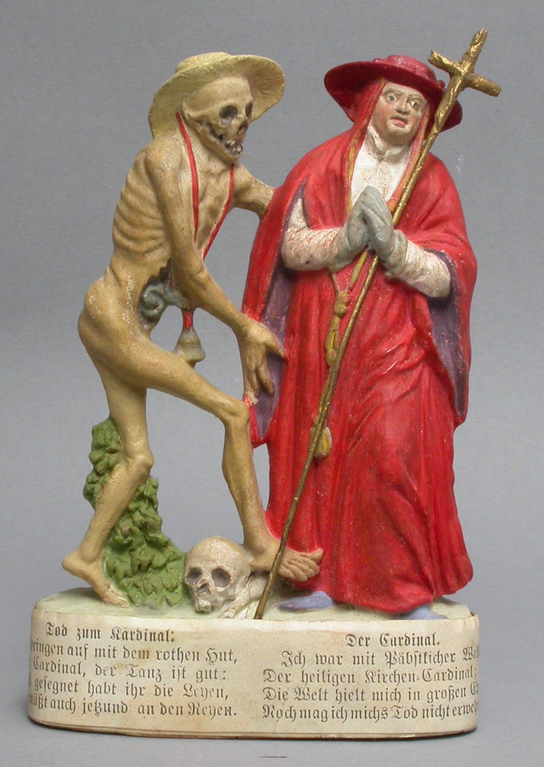Tod mit Kardinal (Stadtmuseum im Kulturzentrum "Altes Forstamt" CC BY-NC-SA)