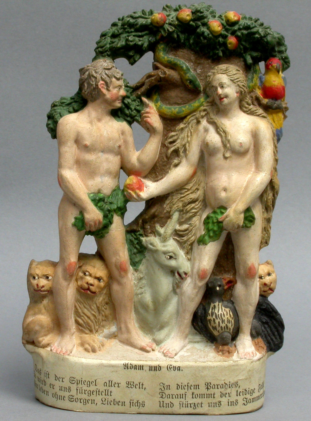 Adam und Eva (Stadtmuseum im Kulturzentrum "Altes Forstamt" CC BY-NC-SA)