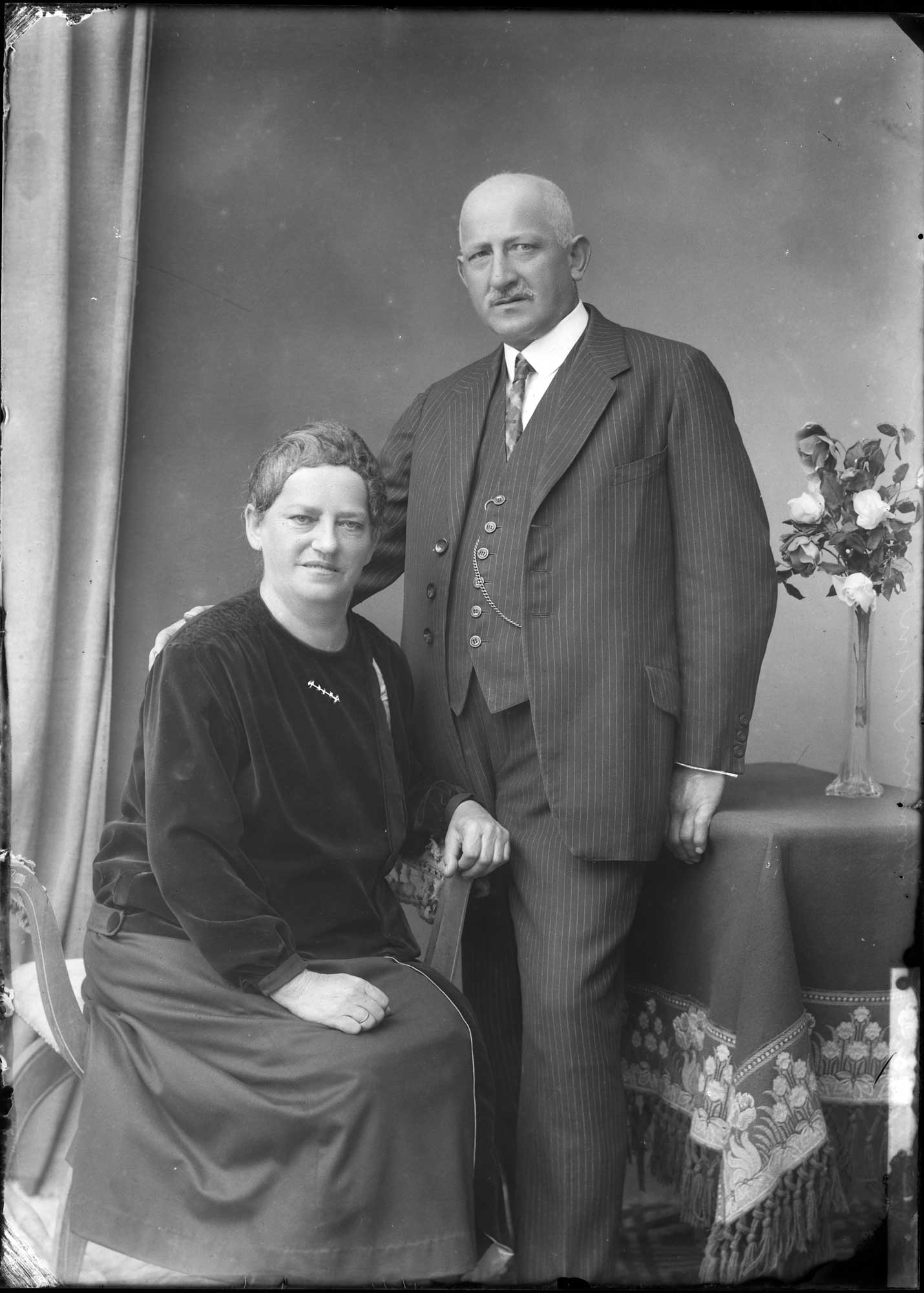Salomon Salm mit Ehefrau (Bezirksmuseum Buchen CC BY-NC-SA)