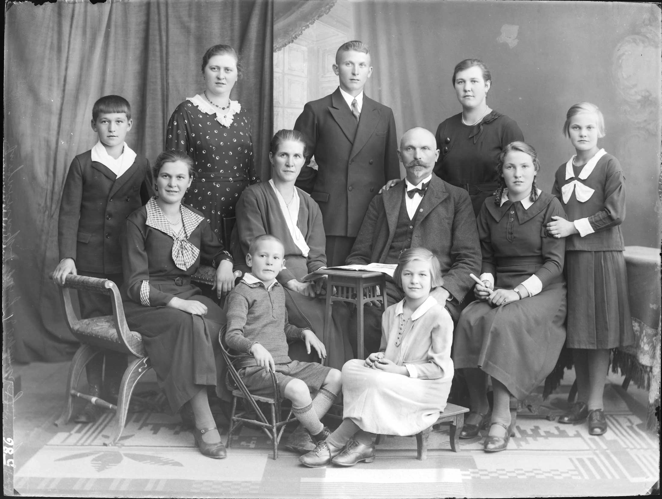 Bürgermeister Berberich mit Familie (Bezirksmuseum Buchen CC BY-NC-SA)