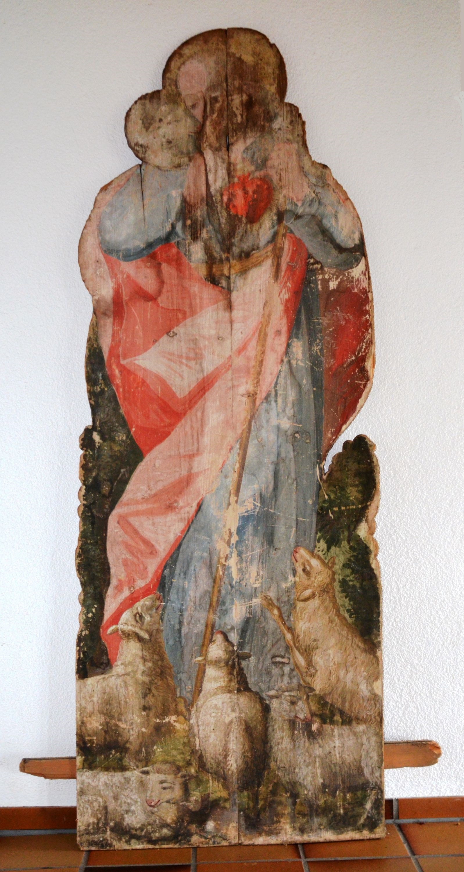 Christus als guter Hirte (Heimatmuseum Ratzenried CC BY-NC-SA)