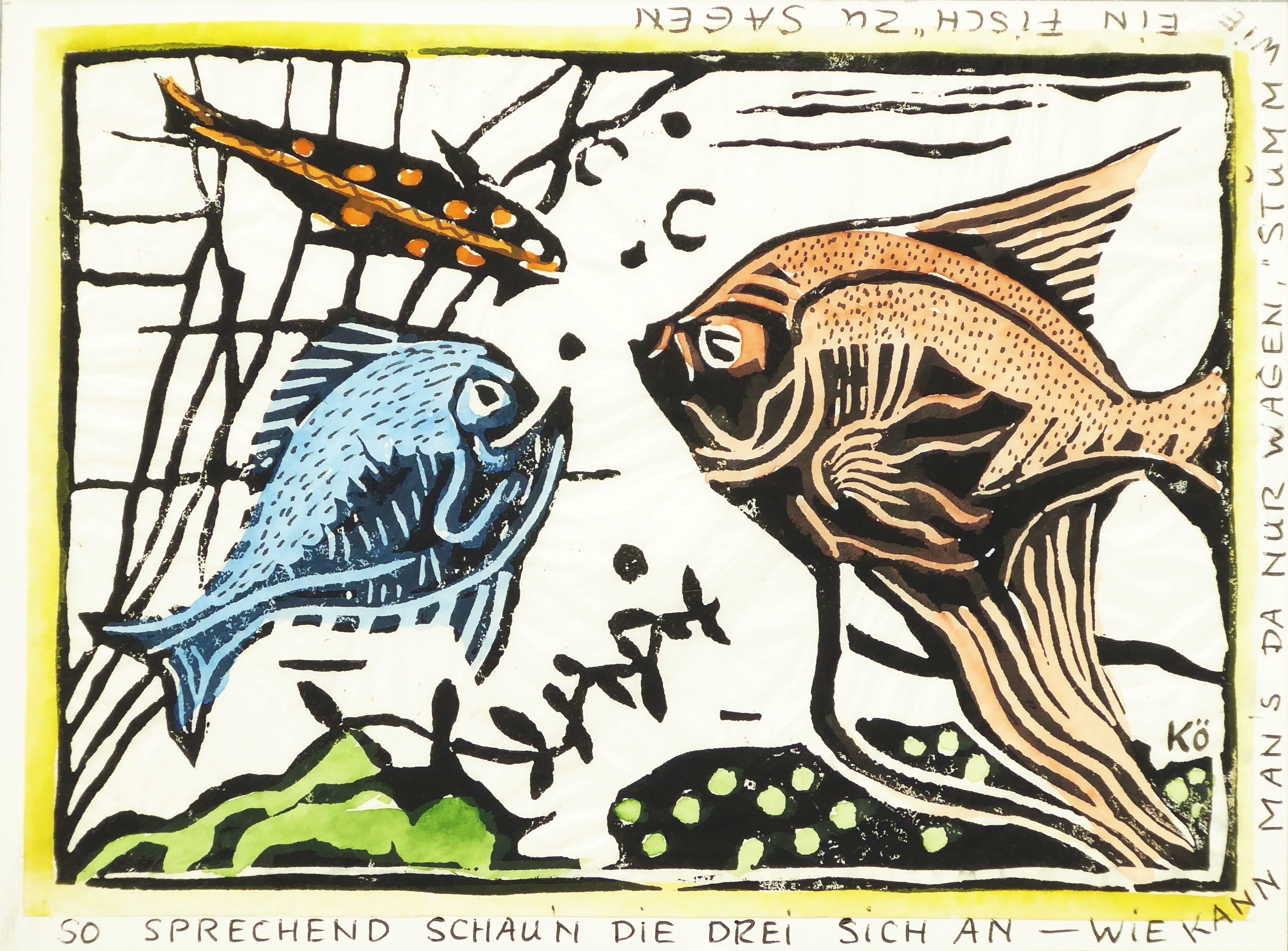 Drei Fische (Kunststiftung Eleonore Kötter CC BY-NC-SA)