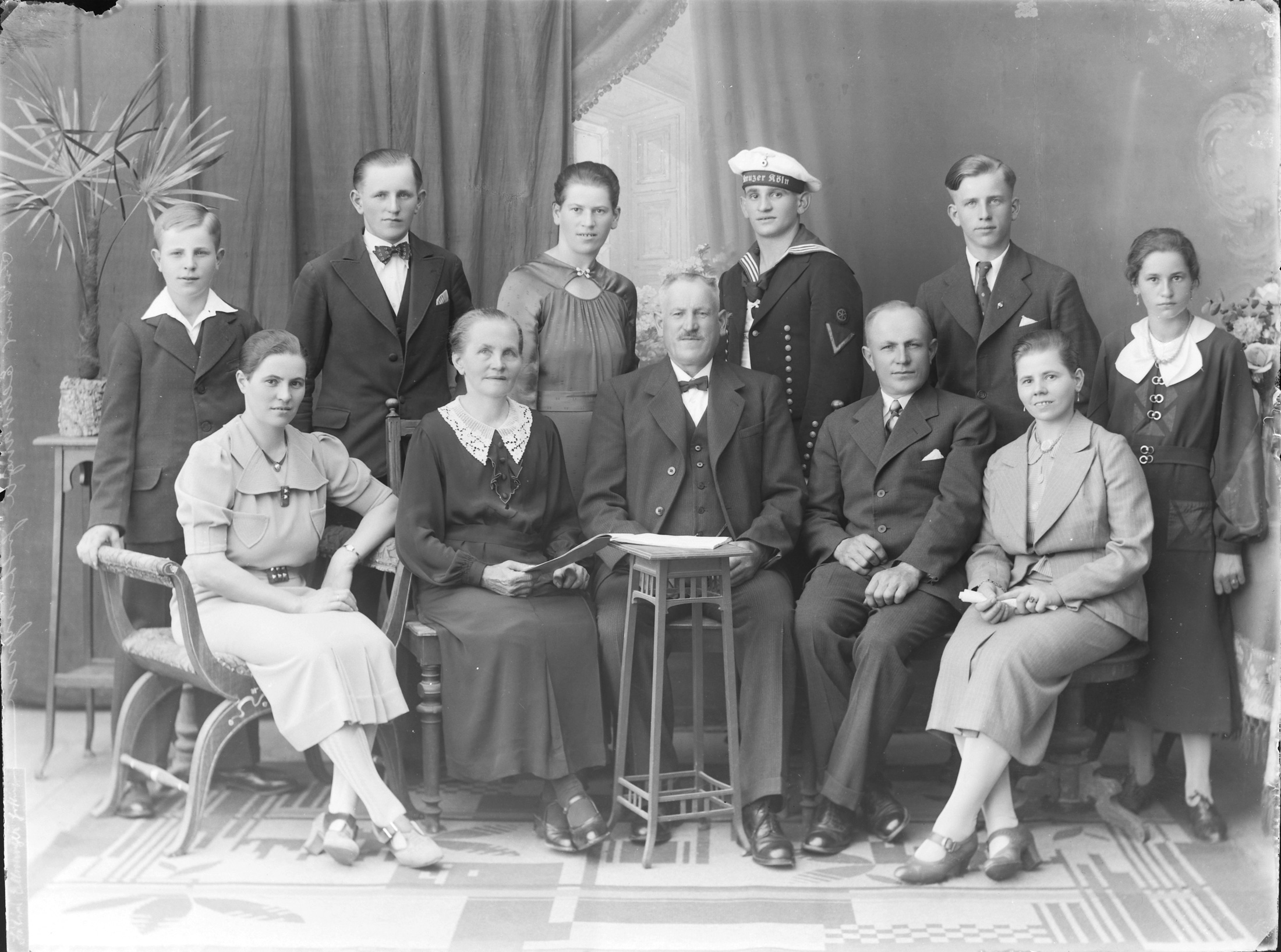 Familie Julius Ellwanger (Bezirksmuseum Buchen CC BY-NC-SA)