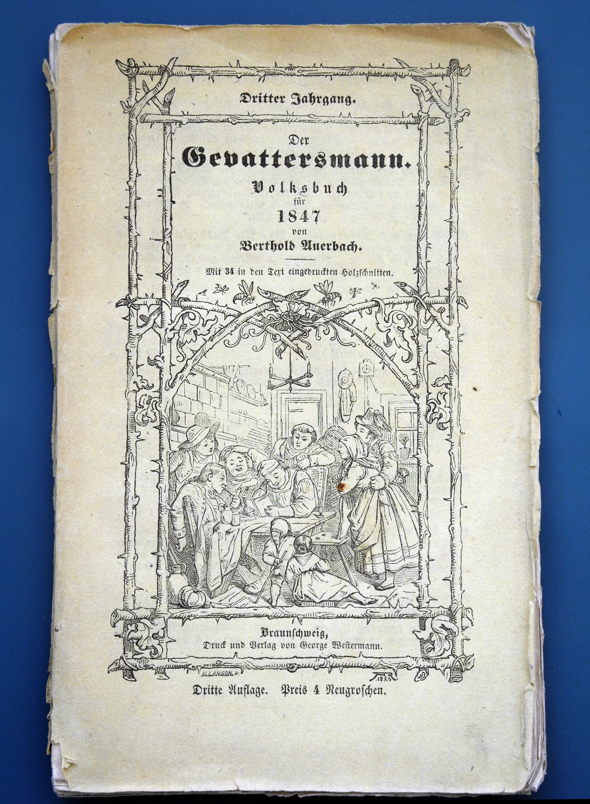 Der Gevattersmann. Volksbuch für 1847 (Berthold-Auerbach-Museum Horb CC BY-NC-SA)