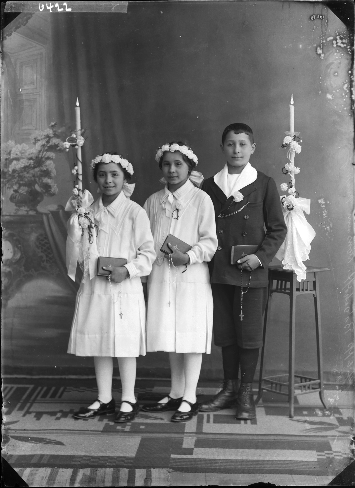 Erstkommunikanten aus Seckach (Bezirksmuseum Buchen CC BY-NC-SA)