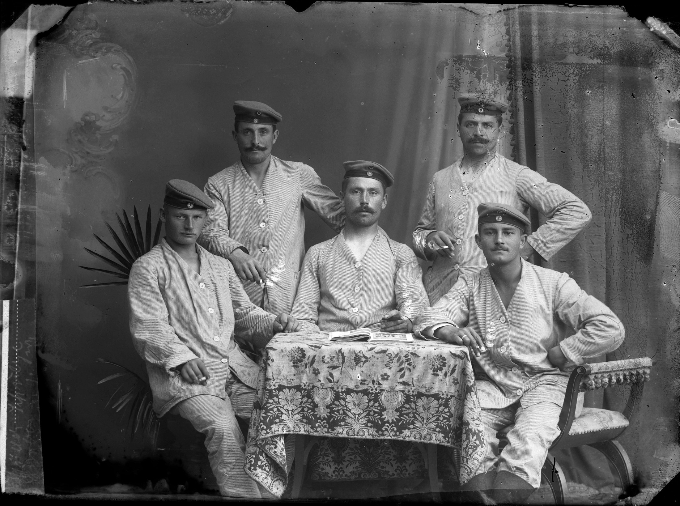 Gruppenbild Soldaten Erster Weltkrieg (Bezirksmuseum Buchen CC BY-NC-SA)