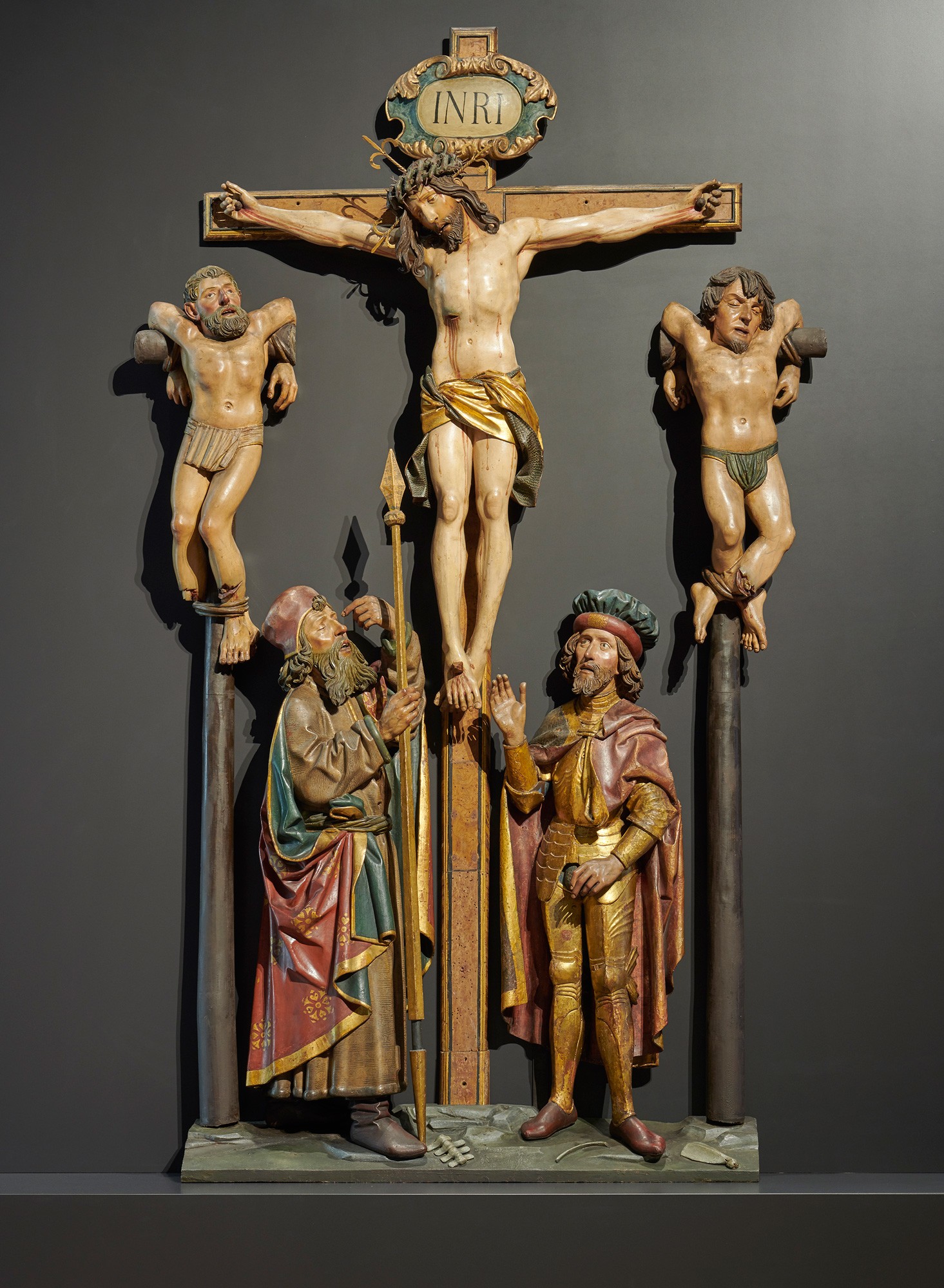 Skulptur: Kreuzigungsgruppe (Dominikanermuseum Rottweil CC BY-NC-SA)
