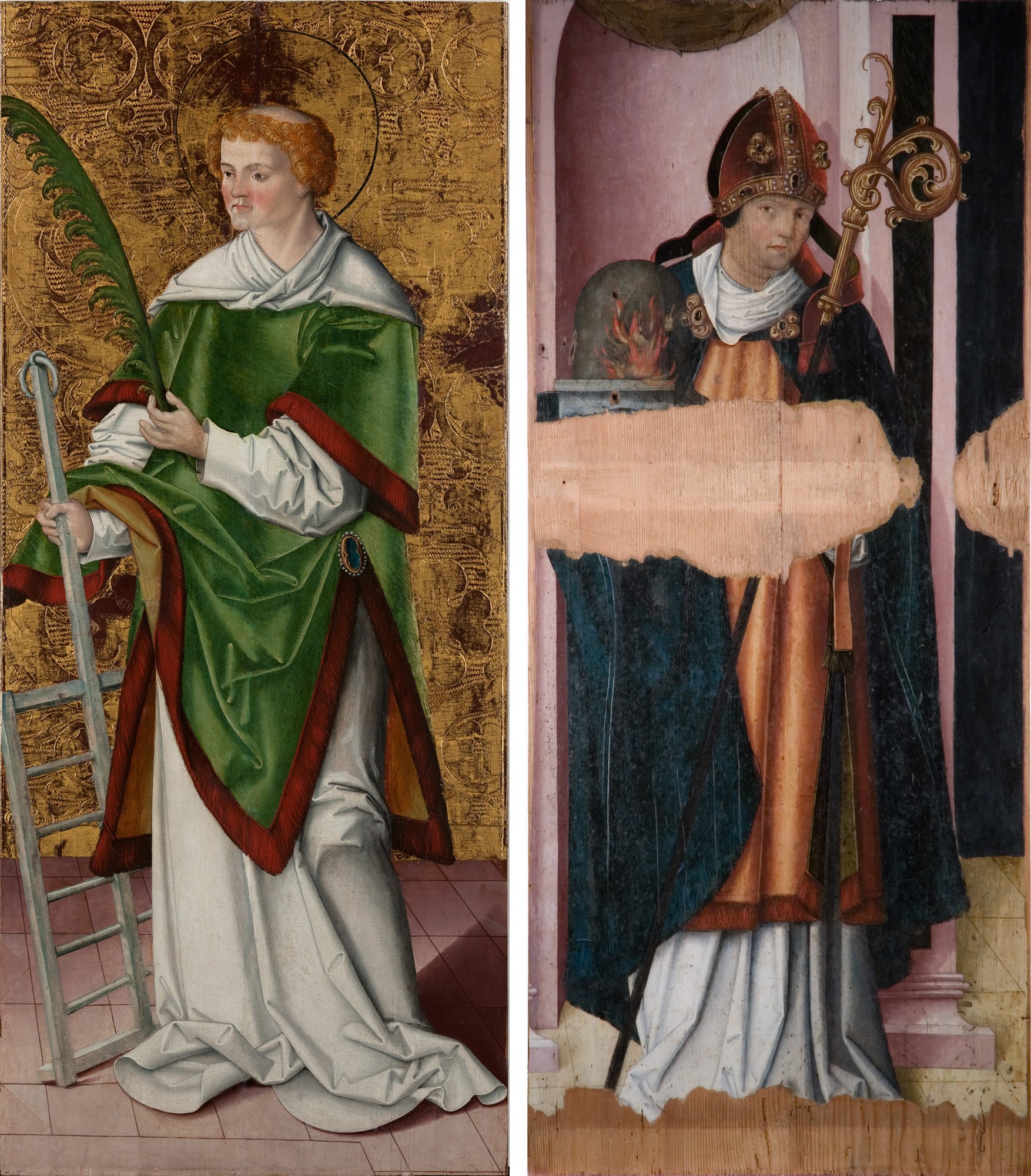 Hl. Laurentius und hl. Augustinus (Dominikanermuseum Rottweil CC BY-NC-SA)