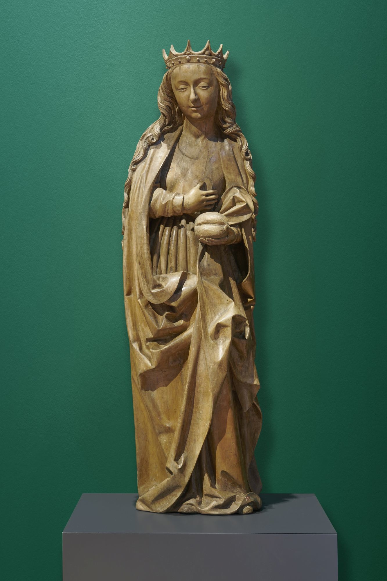 Schreinfigur: Hl. Agatha (Dominikanermuseum Rottweil CC BY-NC-SA)