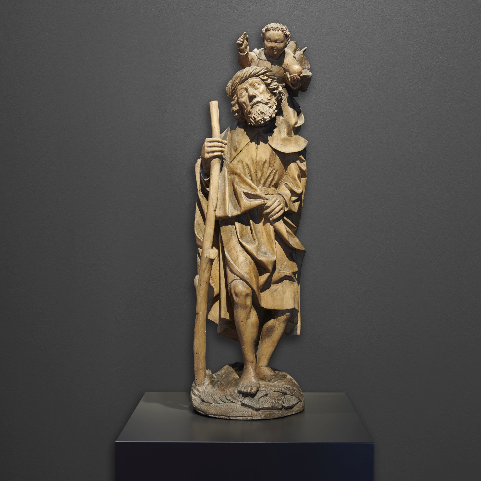 Skulptur: Hl. Christophorus (Dominikanermuseum Rottweil CC BY-NC-SA)