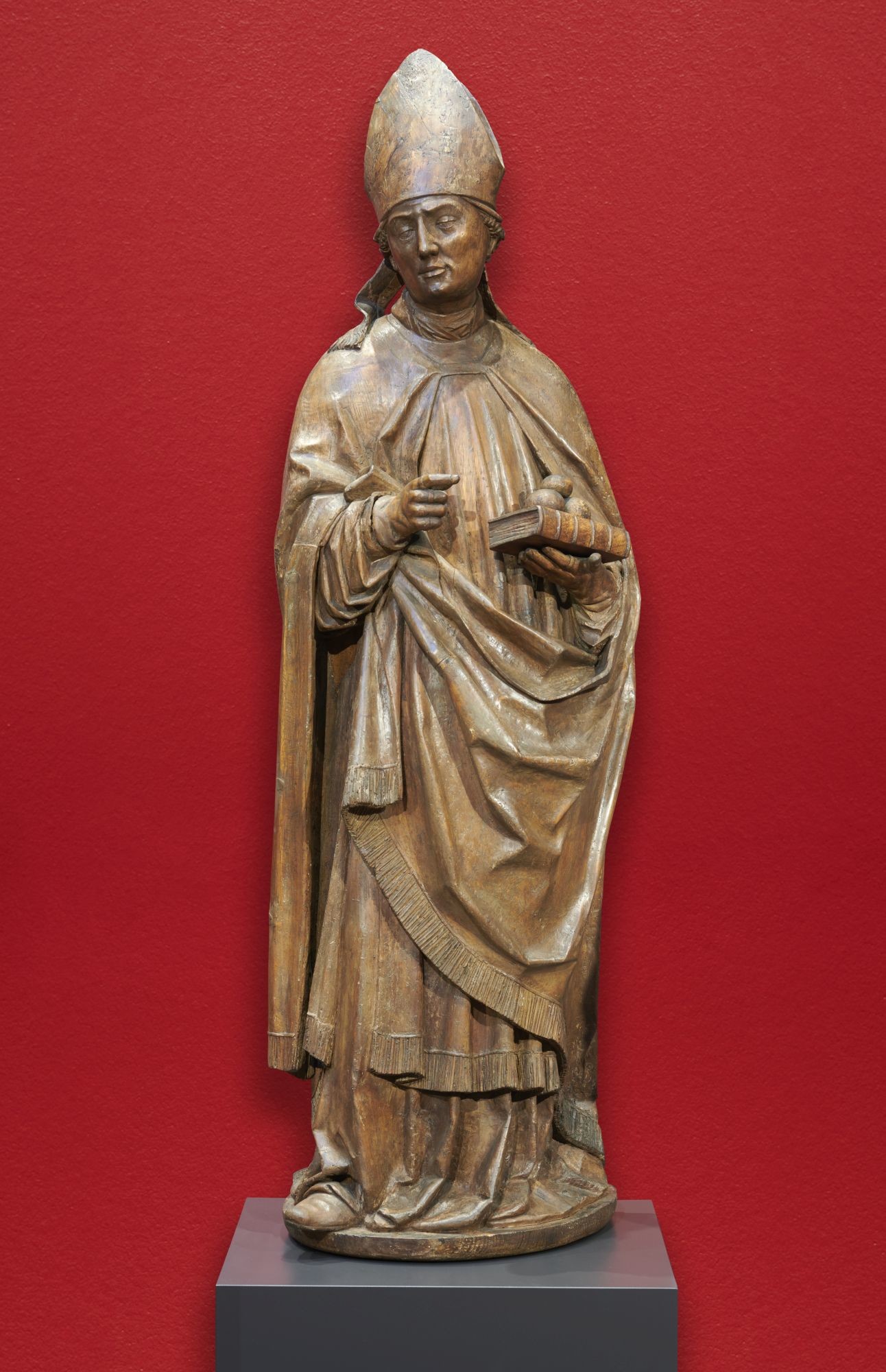 Skulptur: Hl. Nikolaus (Dominikanermuseum Rottweil CC BY-NC-SA)