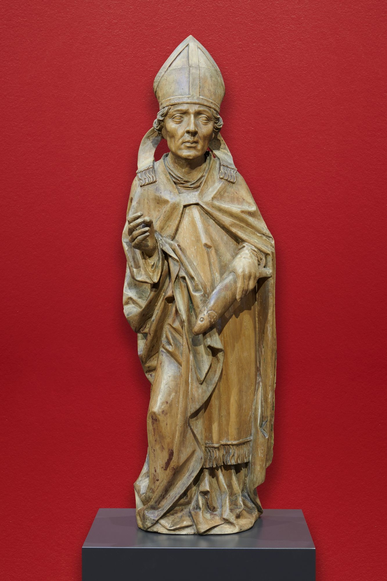 Skulptur: Hl. Ulrich (Dominikanermuseum Rottweil CC BY-NC-SA)