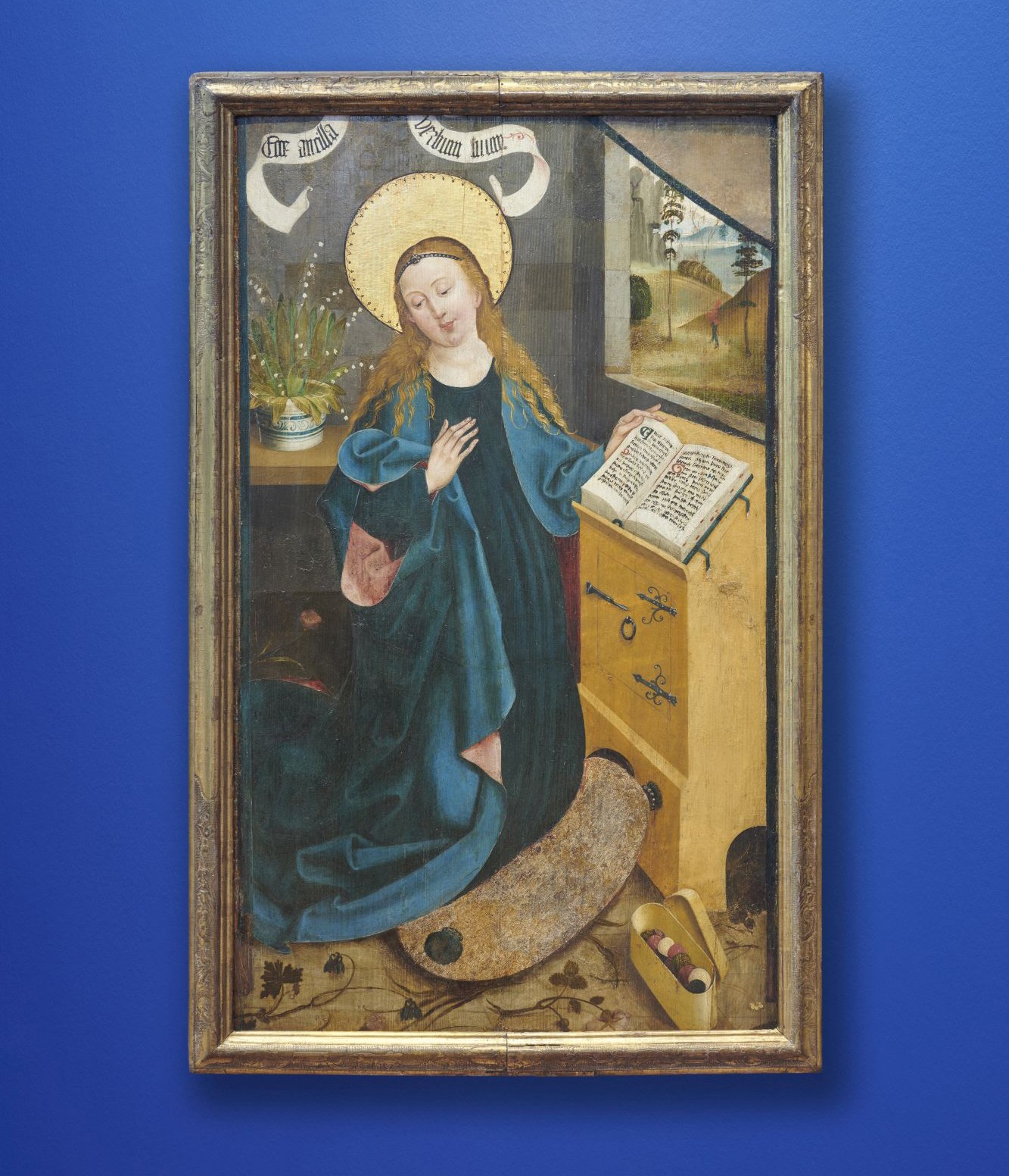 Tafelbild: Maria einer Verkündigung (Dominikanermuseum Rottweil CC BY-NC-SA)