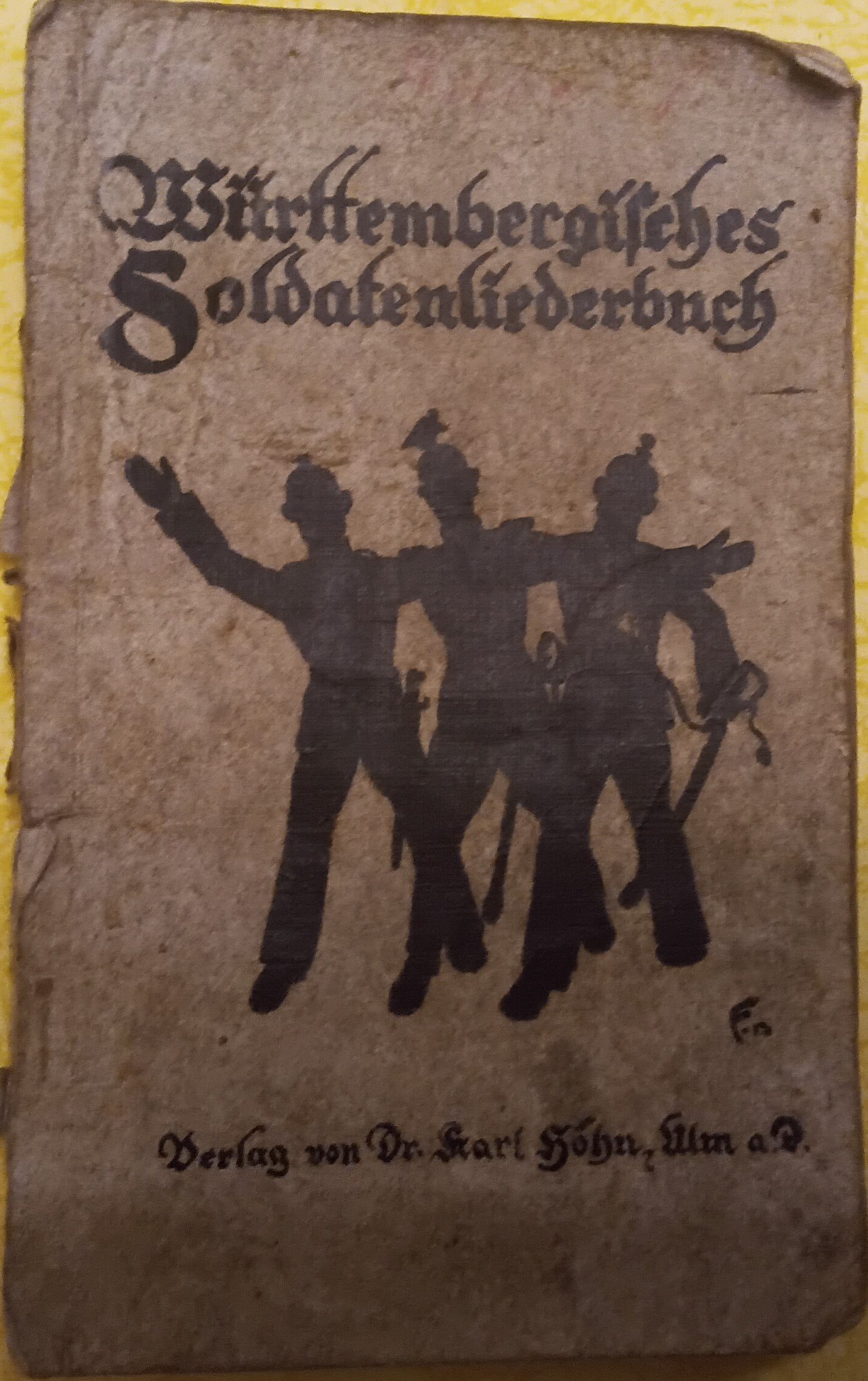Buch-Württembergisches-Soldatenliederbuch (Heimatmuseum Aichstetten CC BY-NC-SA)