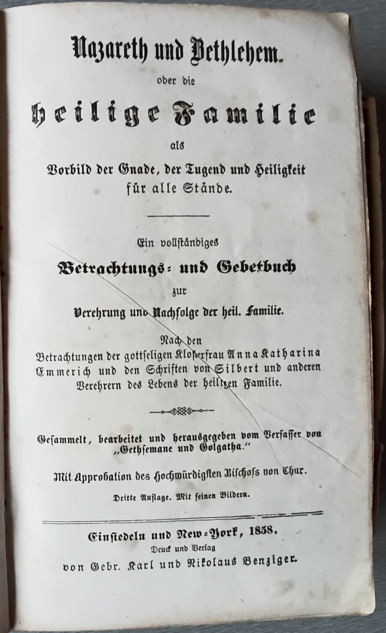 Buch: Betrachtungs- und Gebetbuch (Heimatmuseum Aichstetten CC BY-NC-SA)