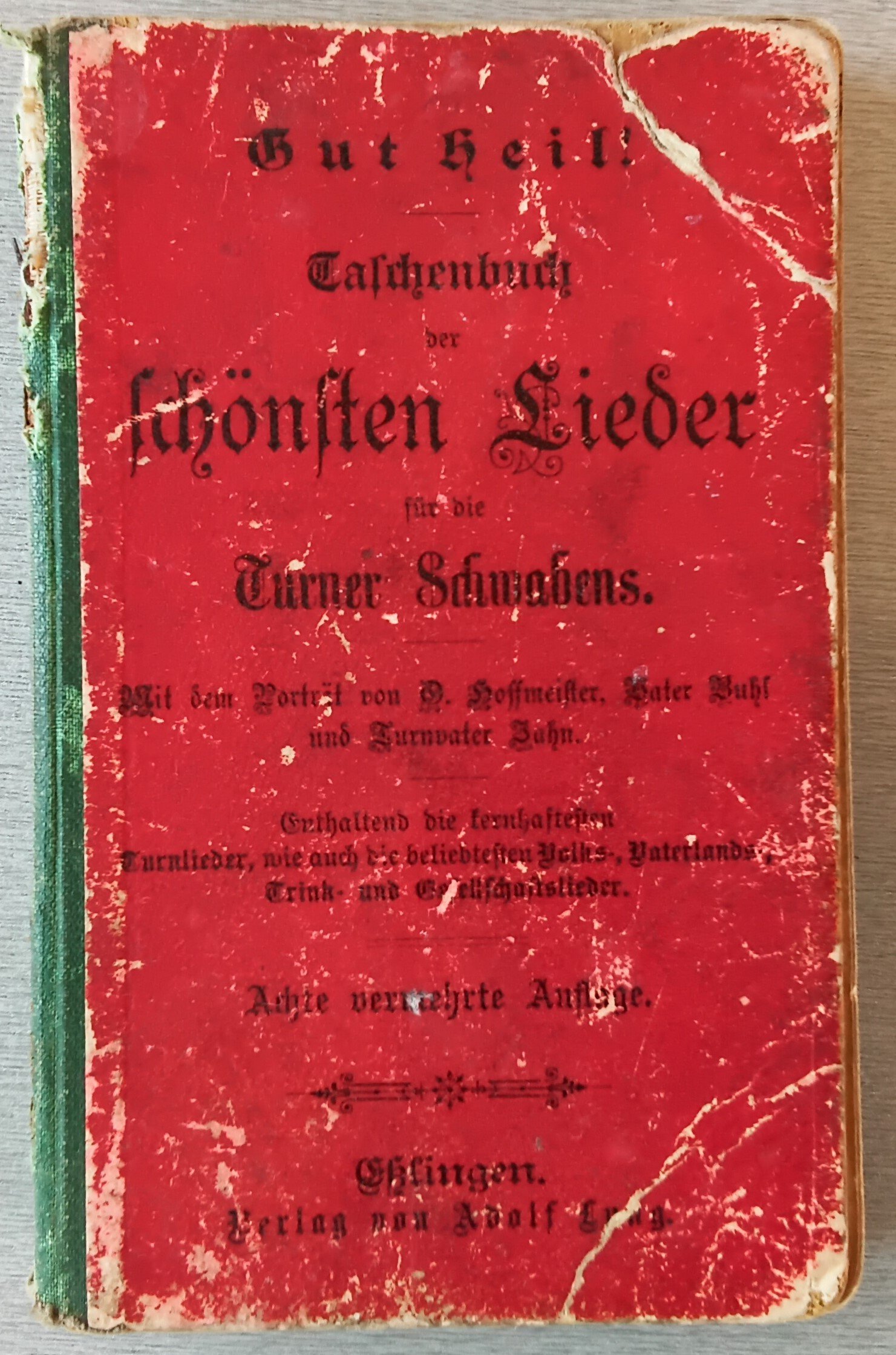 Buch Liederbuch für Turner (Heimatmuseum Aichstetten CC BY-NC-SA)