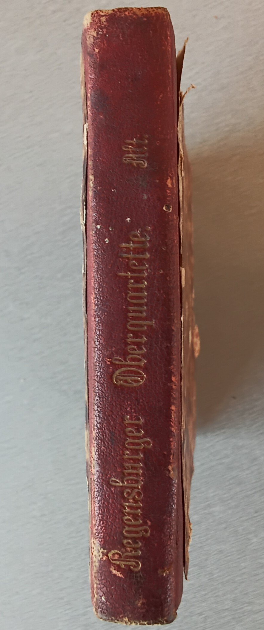 Buch Regensburger Oberquartette (Heimatmuseum Aichstetten CC BY-NC-SA)