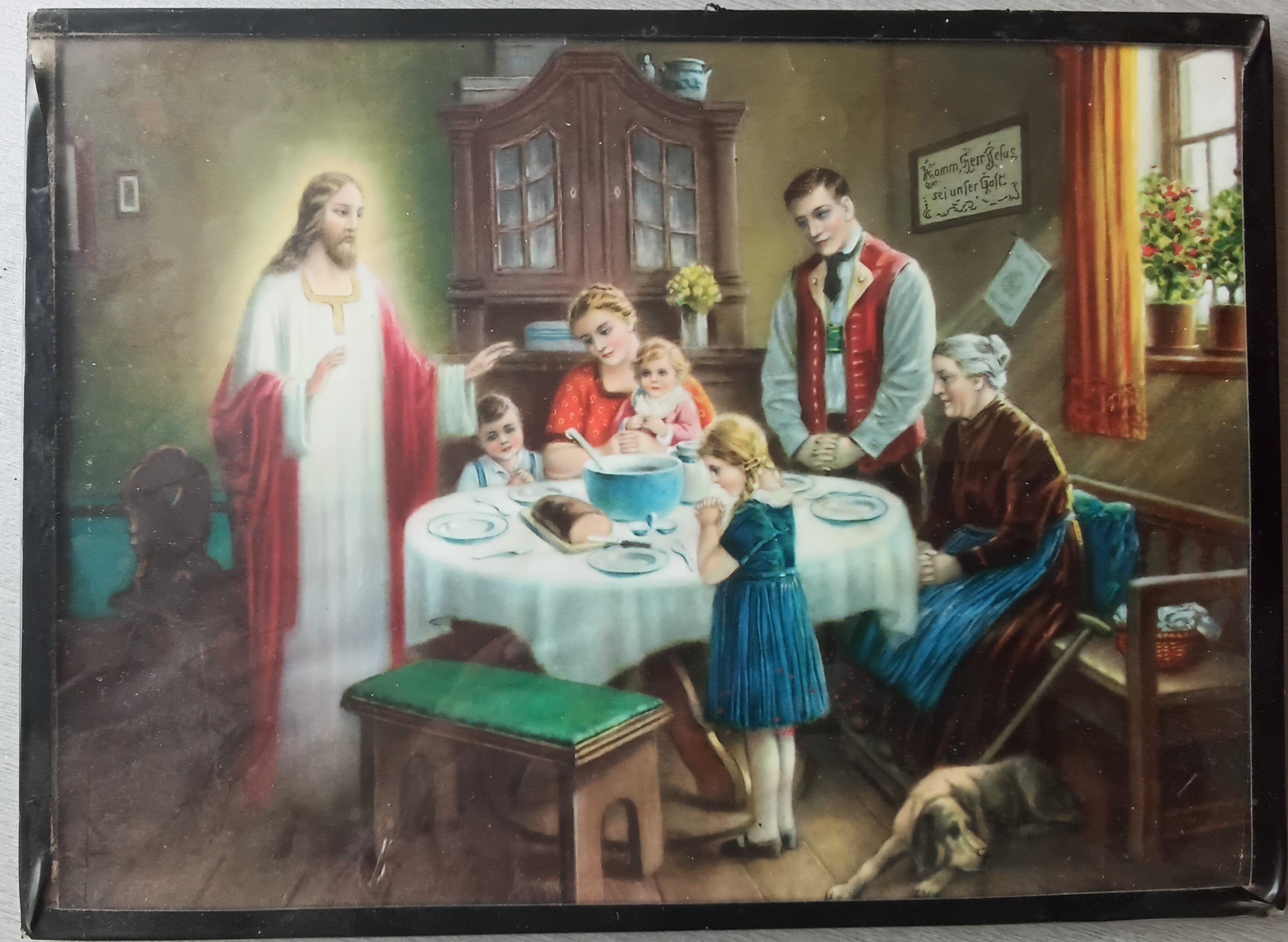 Bild religiös Familie mit Jesus (Heimatmuseum Aichstetten CC BY-NC-SA)