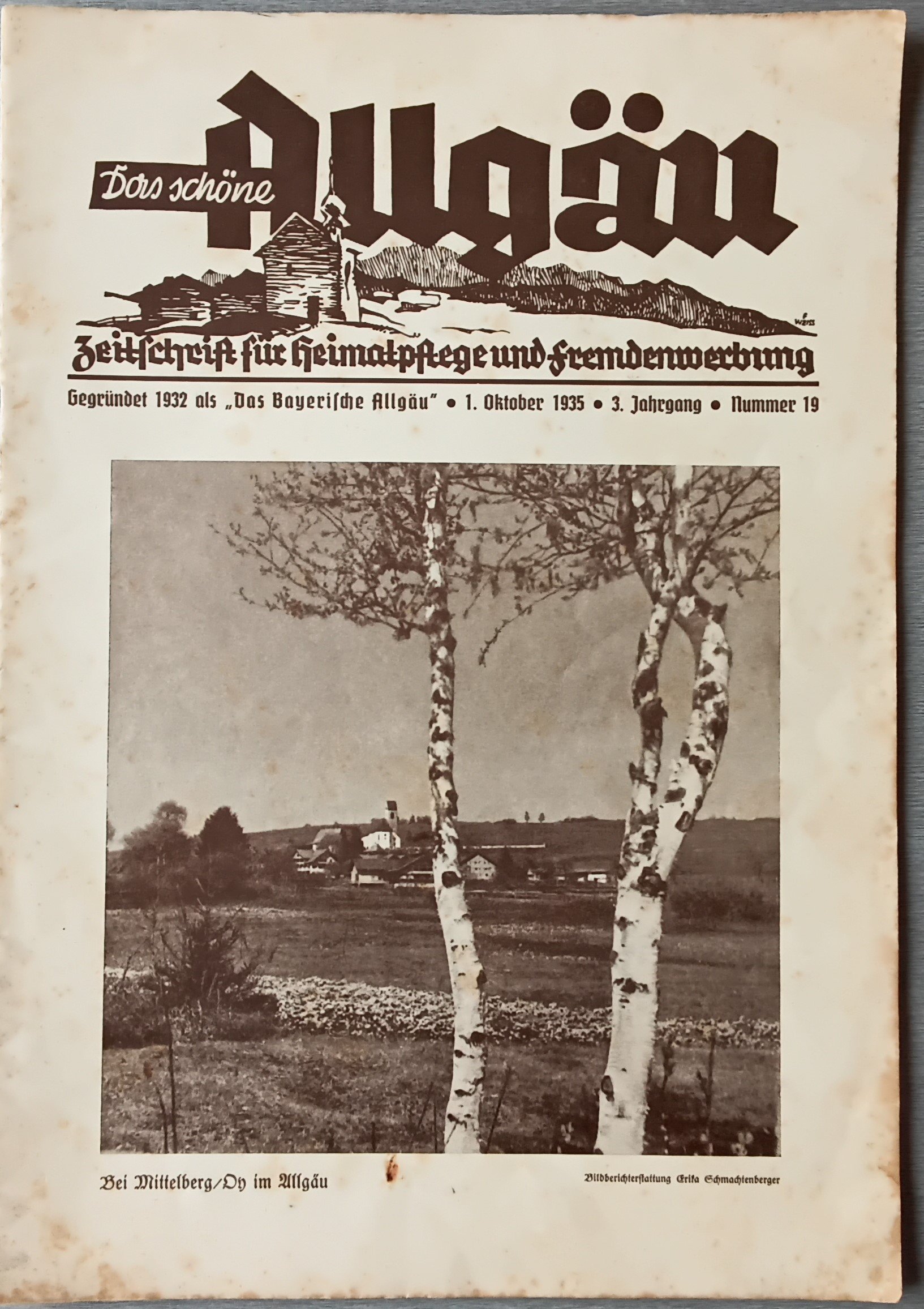 Das schöne Allgäu 1935 Heft ?? (Heimatmuseum Aichstetten CC BY-NC-SA)