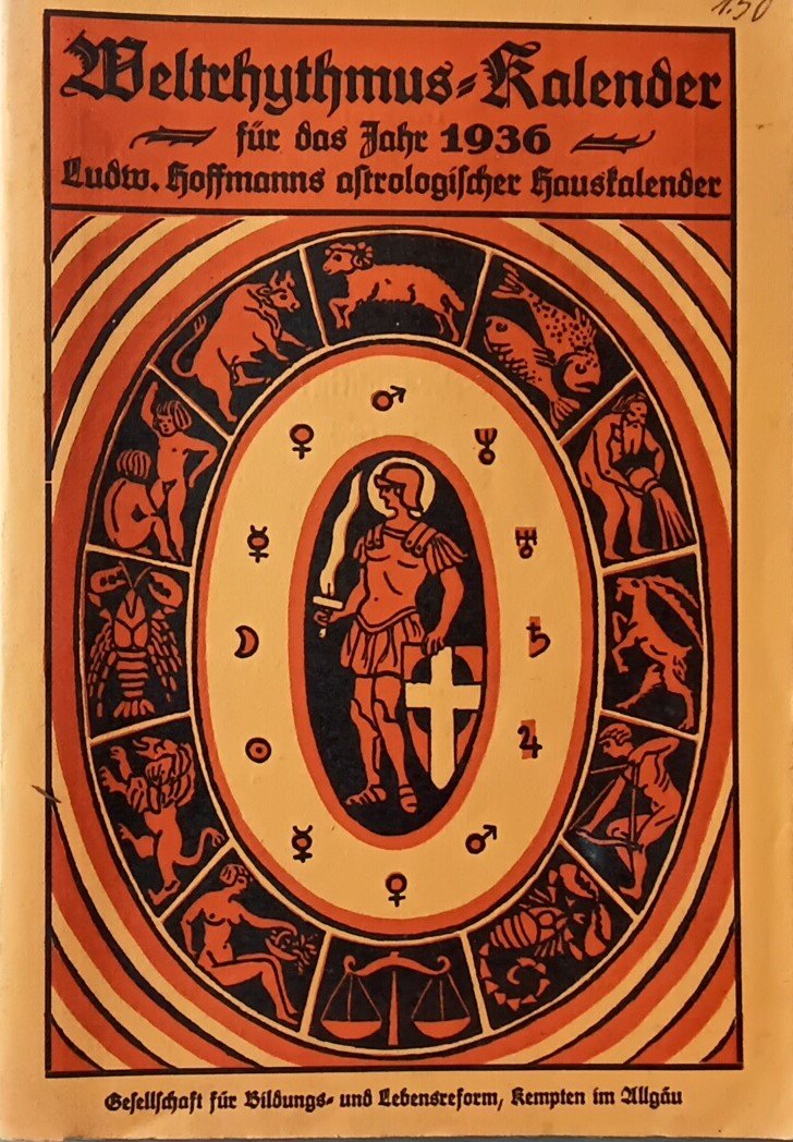 Weltrhythmuskalender 1936 (Heimatmuseum Aichstetten CC BY-NC-SA)