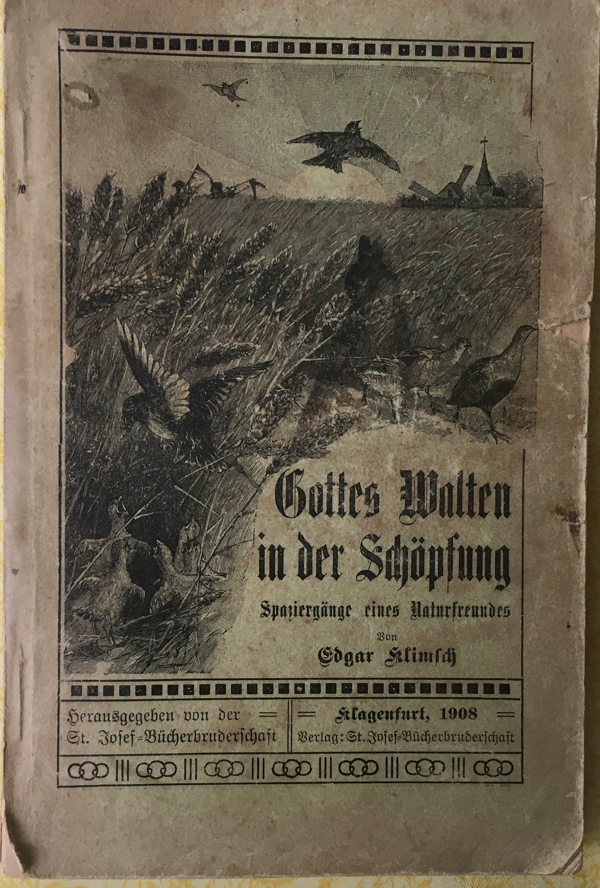 Buch Gottes Walten in der Schöpfung (Heimatmuseum Aichstetten CC BY-NC-SA)