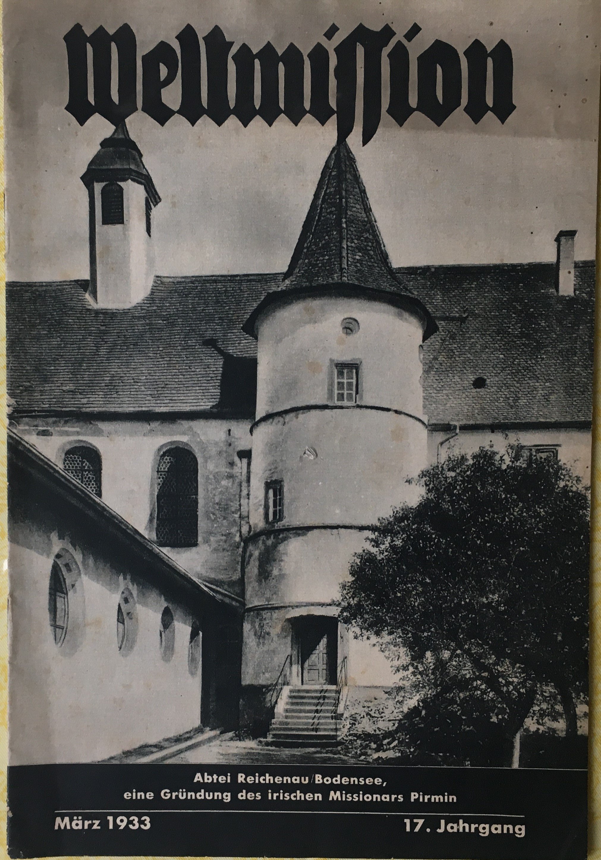 Zeitschrift Weltmission 1933-03 (Heimatmuseum Aichstetten CC BY-NC-SA)