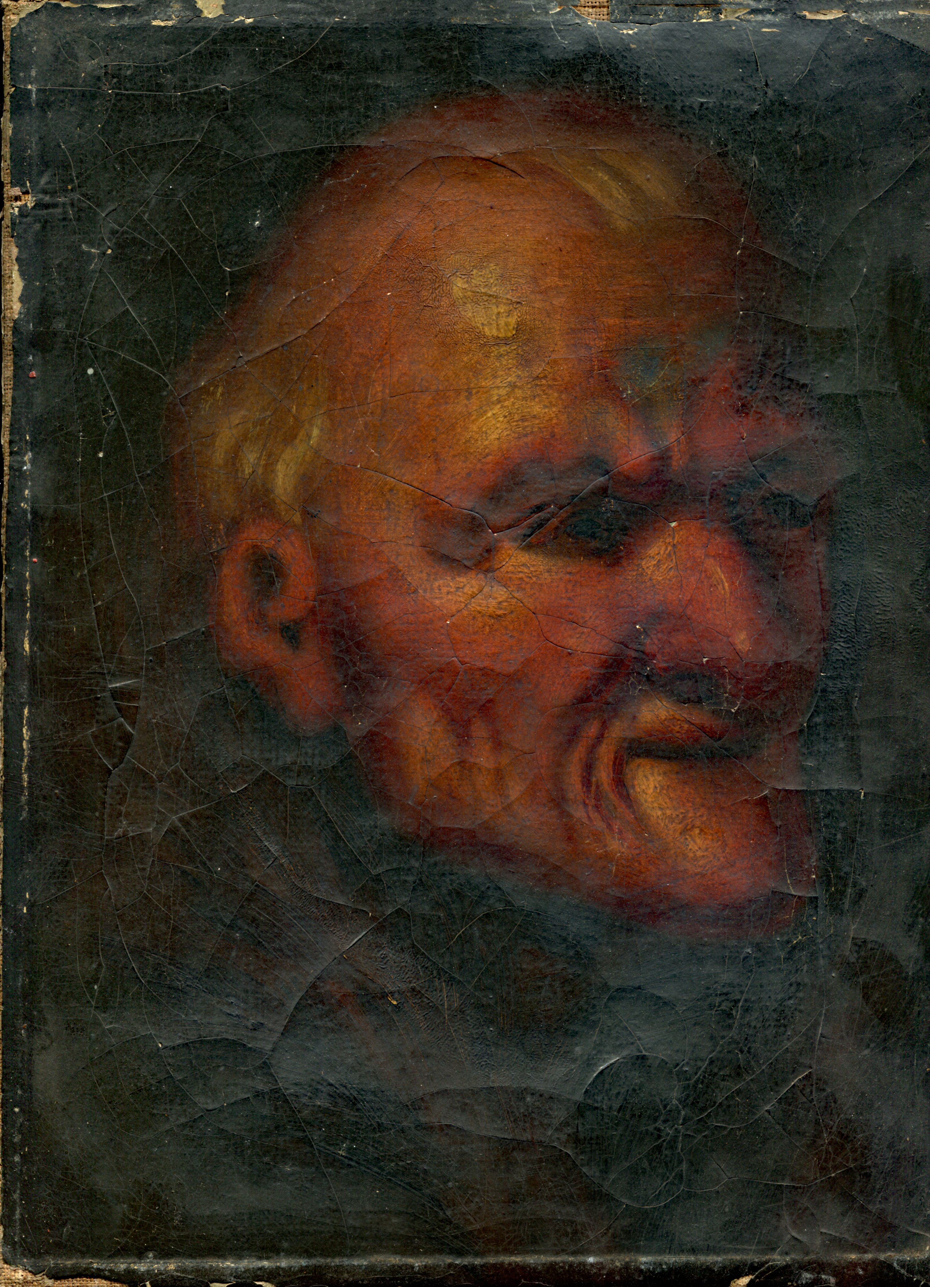 Gemälde: Porträt eines alten Mannes (Museum im Prediger / Galerie im Prediger / Silberwarenmuseum Ott-Pauser'sche Fabrik CC BY-NC-SA)