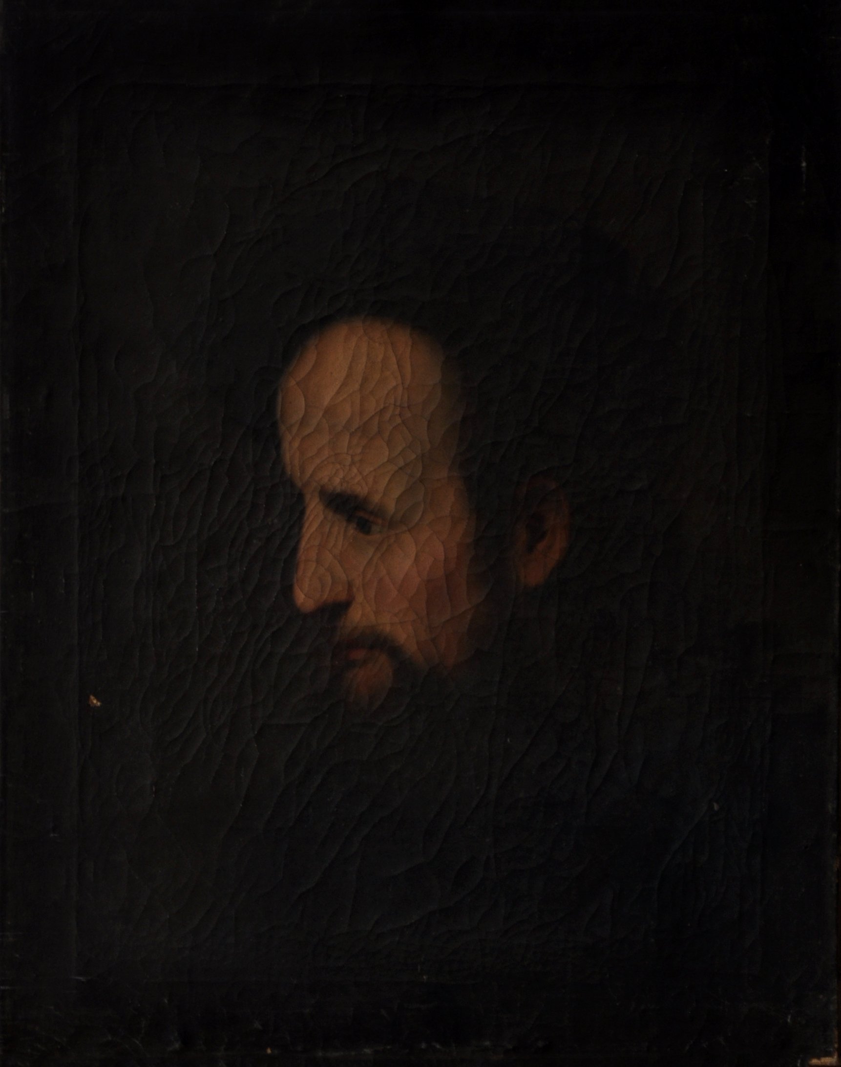 Gemälde: Porträt eines Rabbiners (Museum im Prediger / Galerie im Prediger / Silberwarenmuseum Ott-Pauser'sche Fabrik CC BY-NC-SA)