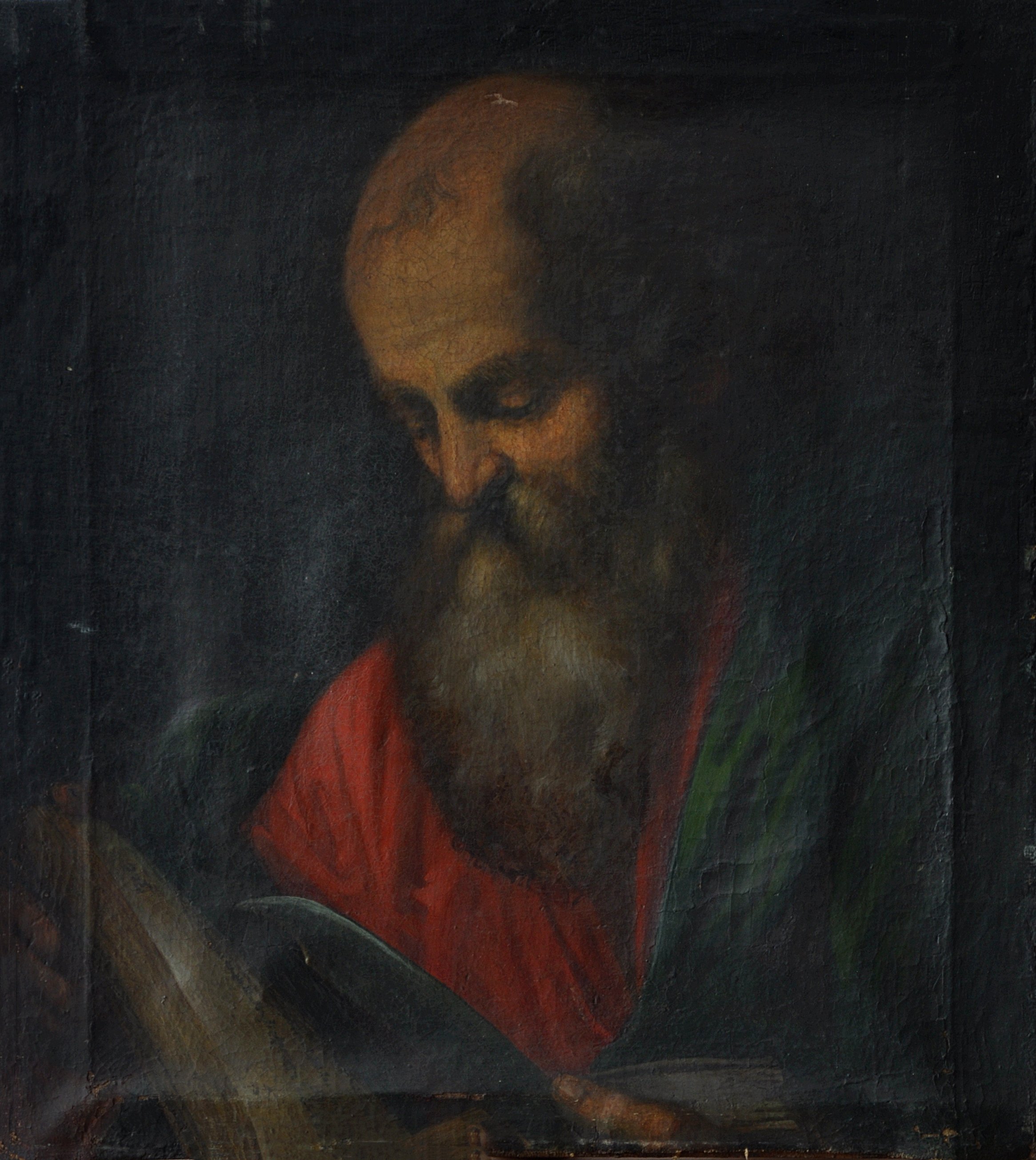 Gemälde: Der Heilige Paulus (Museum im Prediger / Galerie im Prediger / Silberwarenmuseum Ott-Pauser'sche Fabrik CC BY-NC-SA)