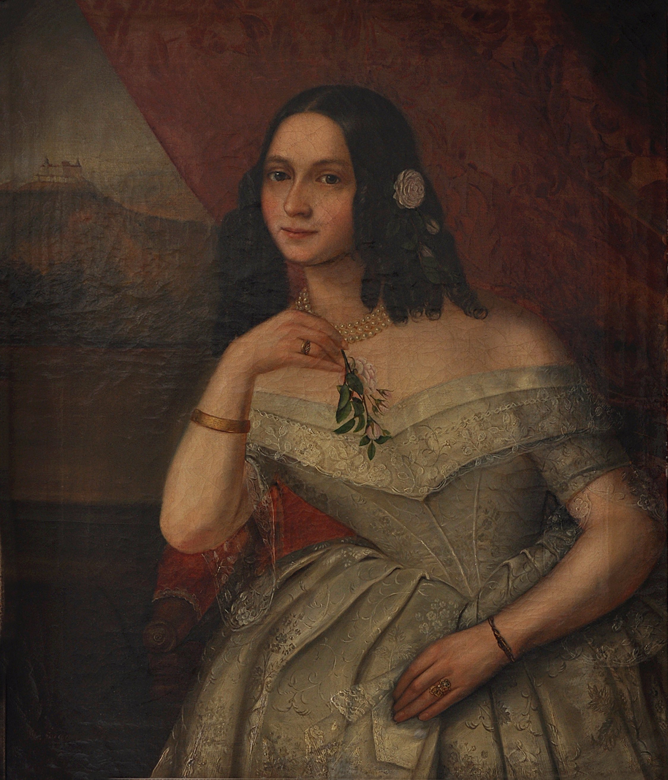 Gemälde: Porträt der Gräfin Maria Josefa von Razumowsky aus Schwäbisch Gmünd (Museum im Prediger / Galerie im Prediger / Silberwarenmuseum Ott-Pauser'sche Fabrik CC BY-NC-SA)