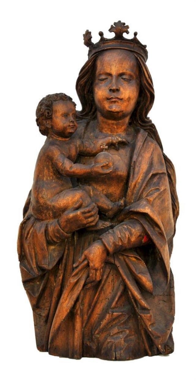 Skulptur: Madonna mit Kind (Museum und Galerie im Prediger CC BY-NC-SA)
