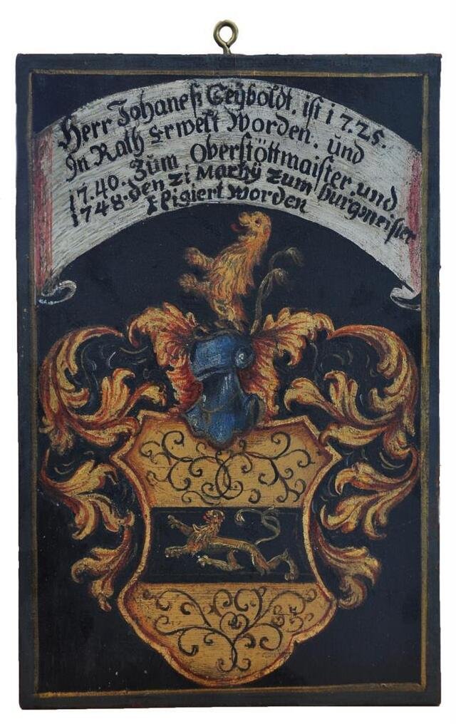 Wappentafel des Johannes Seyboldt (Museum und Galerie im Prediger CC BY-NC-SA)