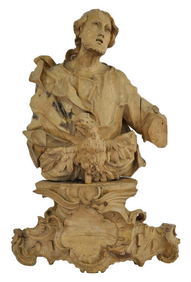 Skulptur: Hl. Johannes Evangelist (Museum und Galerie im Prediger CC BY-NC-SA)