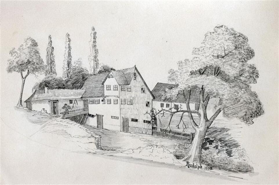Mühle bei Bargau (Museum und Galerie im Prediger CC BY-NC-SA)