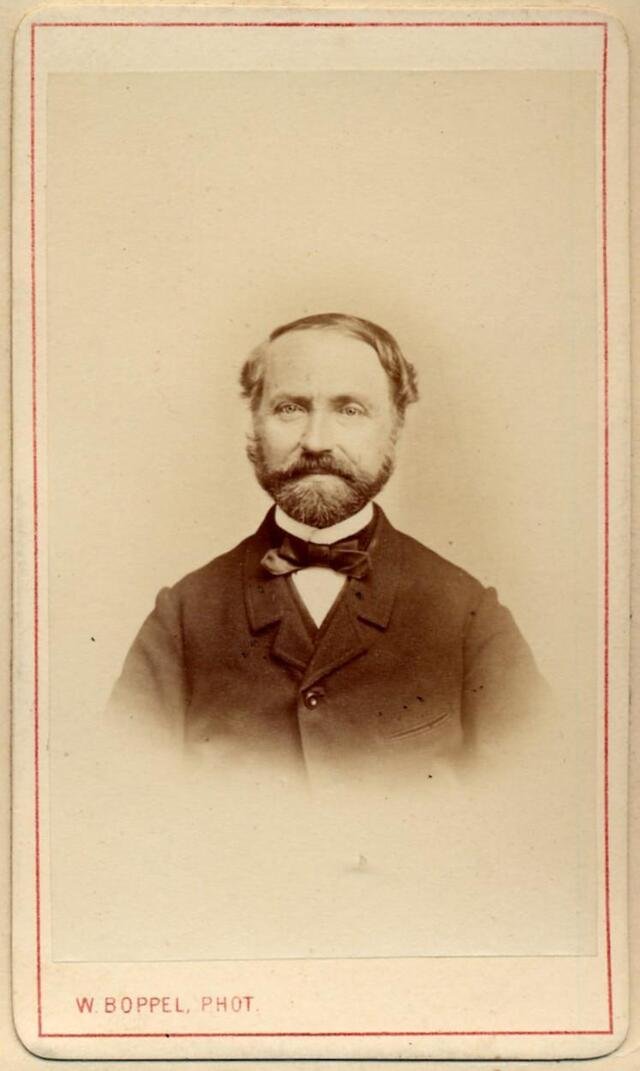 Porträt: Carl Reisser (1812 - 1871), Teilhaber an der Ott-Pauserschen Fabrik (Museum und Galerie im Prediger CC BY-NC-SA)