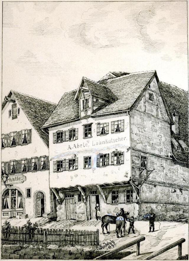 Schwäbisch Gmünd: Kutscher Abele's Wohnhaus in der Ledergasse (Museum und Galerie im Prediger CC BY-NC-SA)