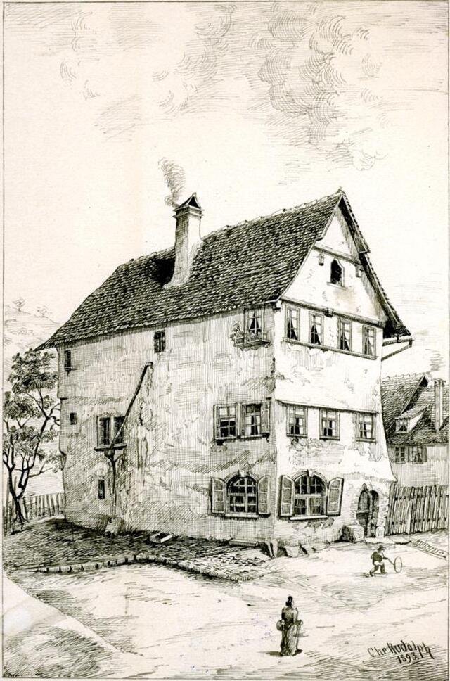 Schwäbisch Gmünd: Haus hinter dem Roten Ochsen (Museum und Galerie im Prediger CC BY-NC-SA)